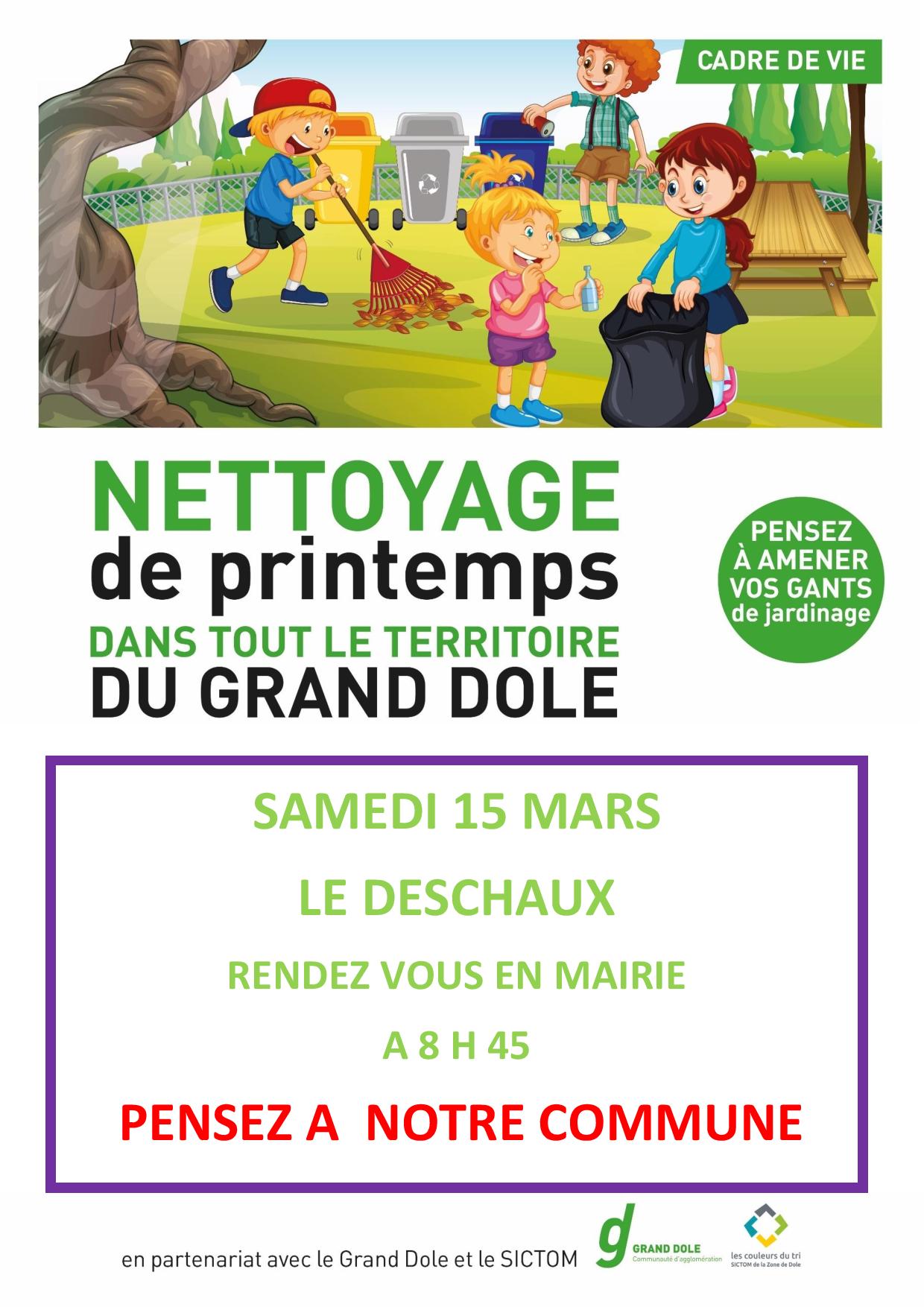 Nettoyage de printemps