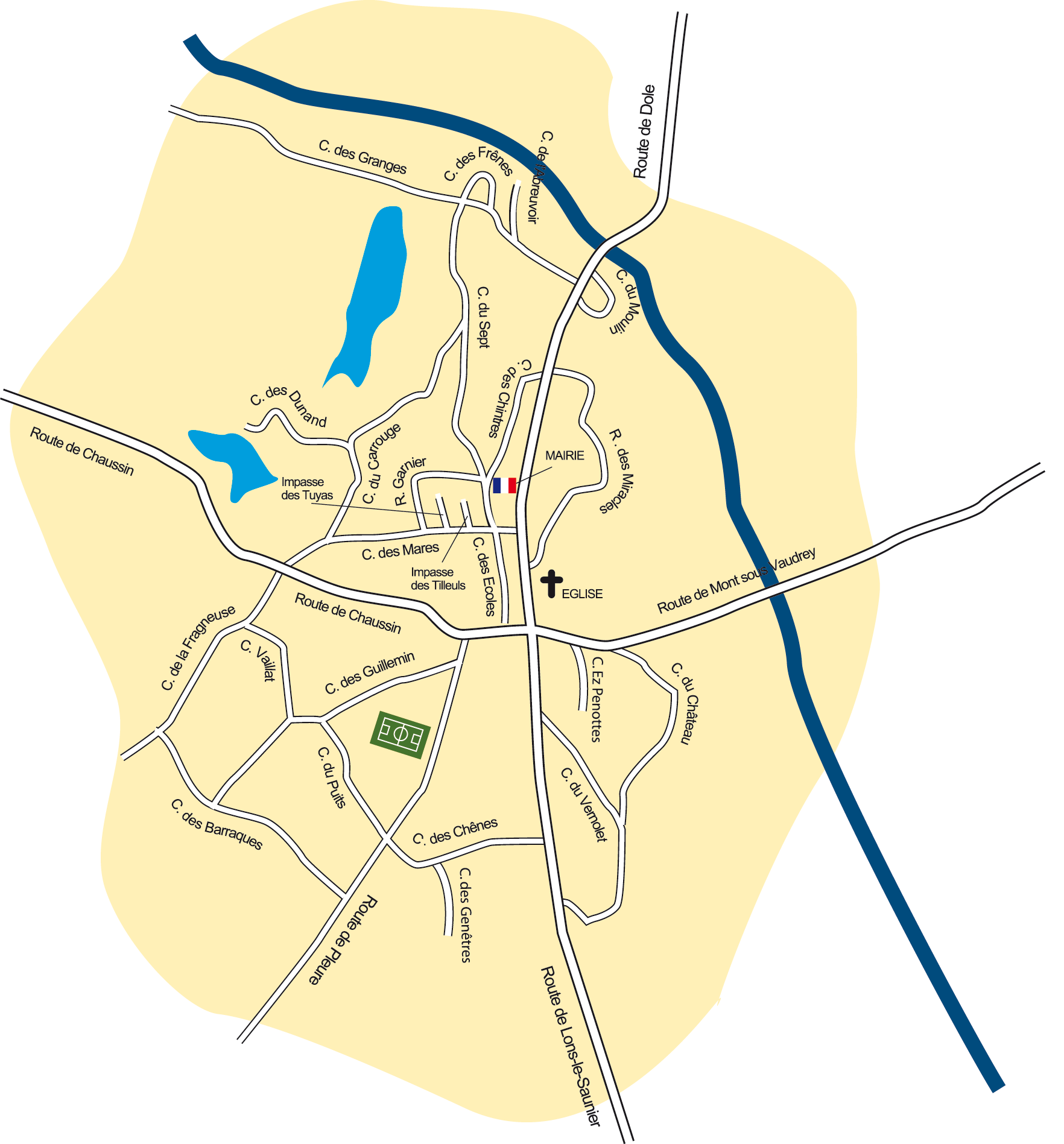Plan des rues